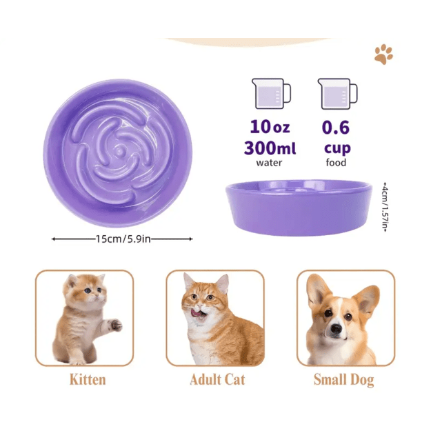 Keramikinis lėto valgymo dubenėlis  5