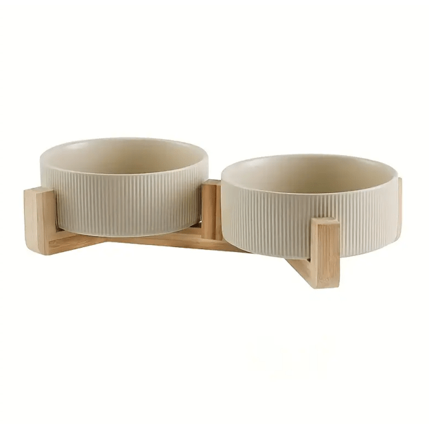 Keramikiniai dubenėliai su stovu  2