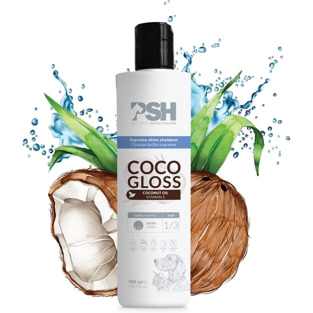 PSH "Coco Gloss" regeneruojantis šampūnas