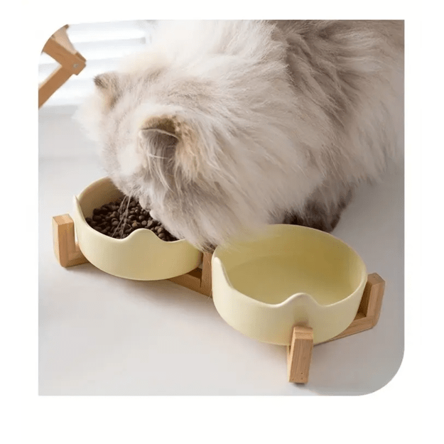 Keramikiniai dubenėliai su stovu "Cat" 6