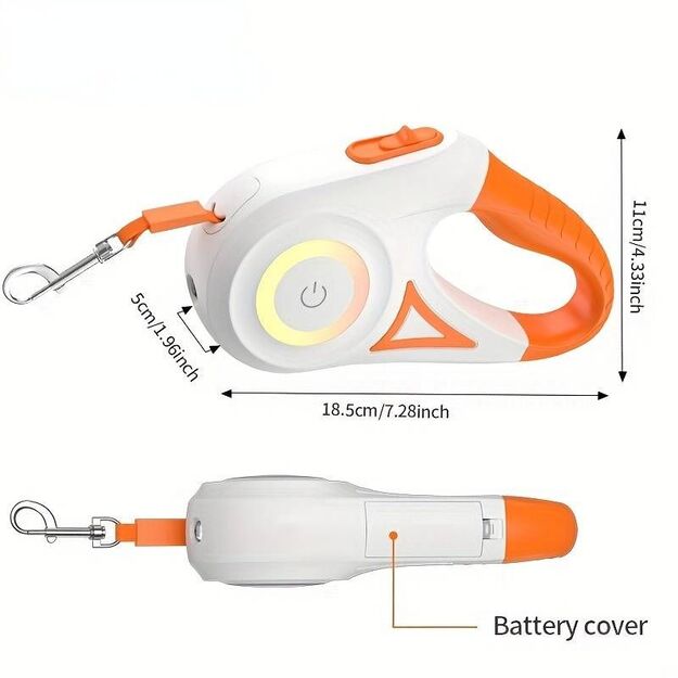 Pavadėlis su LED prožektoriumi "Orange"