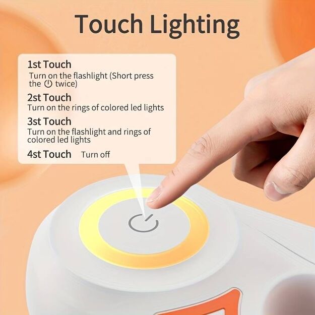 Pavadėlis su LED prožektoriumi "Orange"